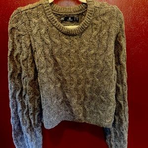 EUC womens volcom crop knit sweater XL (12)